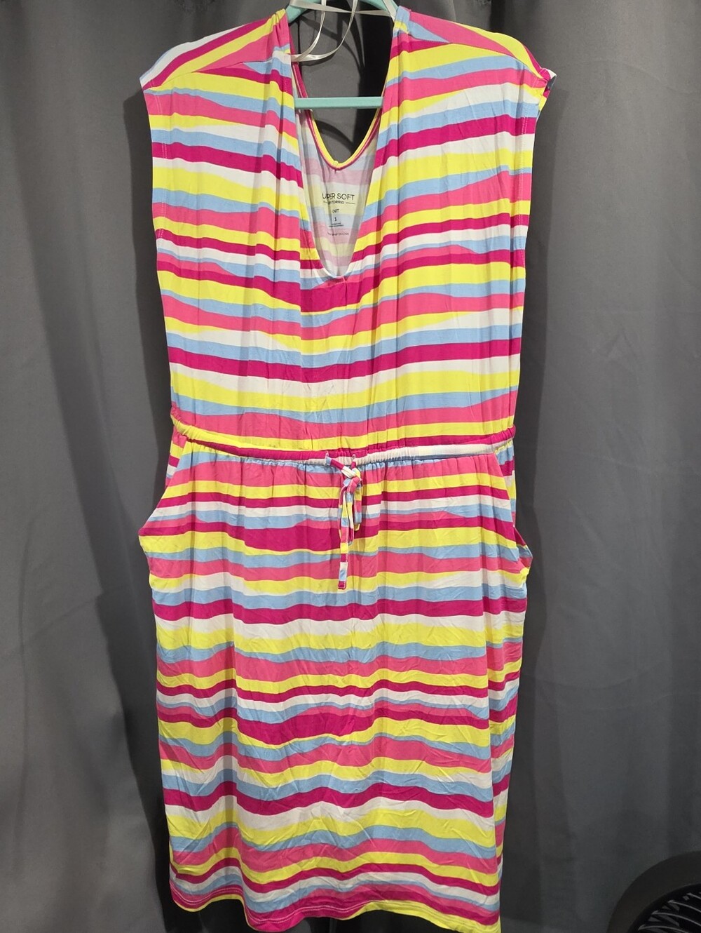 Torrid Striped Sleeveless Mini Dress
